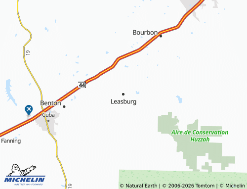 Mapa MICHELIN Leasburg - ViaMichelin