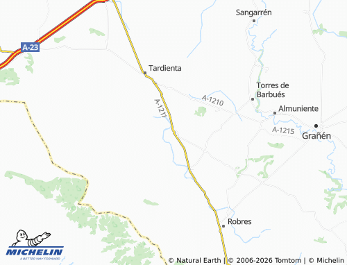 MICHELIN Torralba de Aragón map - ViaMichelin