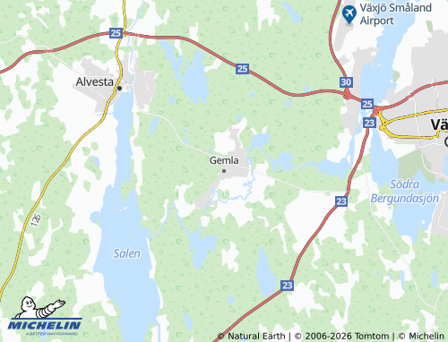 MICHELIN Gemla map - ViaMichelin