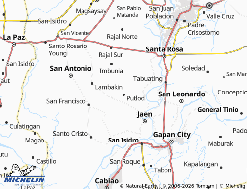 MICHELIN Putlod map - ViaMichelin