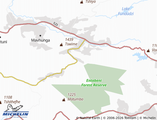 MICHELIN-Landkarte Mazhazhani - ViaMichelin
