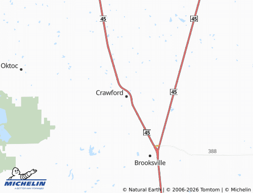 Mapa MICHELIN Crawford - ViaMichelin