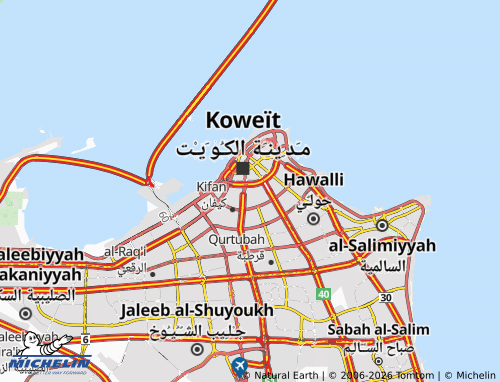 MICHELIN Abdulla Al Salem map - ViaMichelin