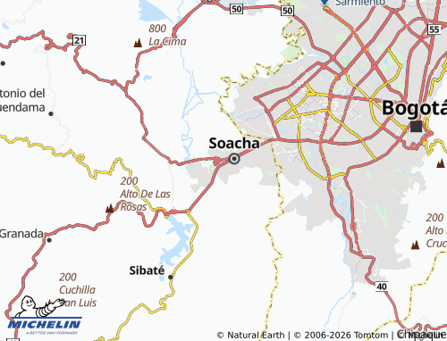 Mappa MICHELIN Bosques de Cipi - ViaMichelin