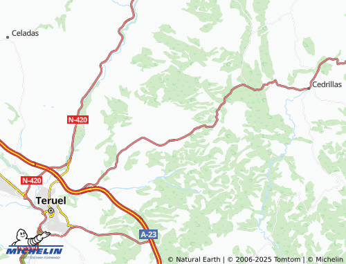 MICHELIN Corbalán map - ViaMichelin