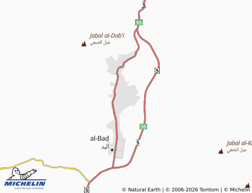 Mappa MICHELIN al-Rawdah - ViaMichelin