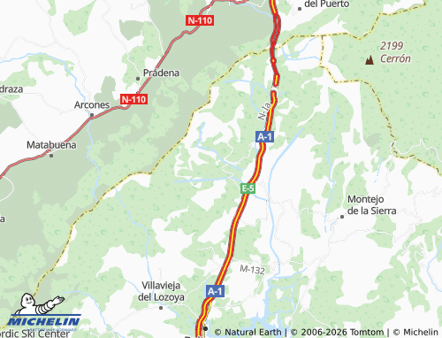 MICHELIN La Acebeda map - ViaMichelin