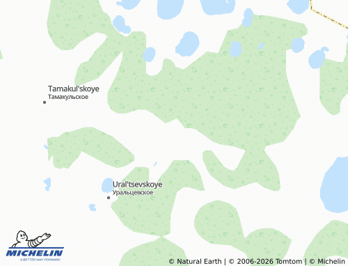 MICHELIN-Landkarte Oshurkovo - ViaMichelin