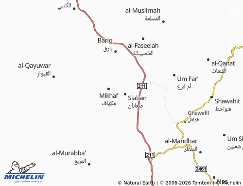 MICHELIN-Landkarte al-Murouj - ViaMichelin