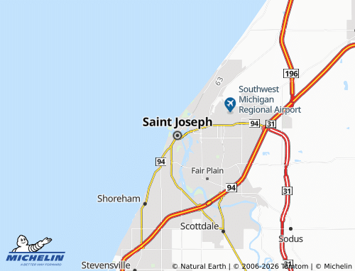 Mappa MICHELIN Saint Joseph - ViaMichelin
