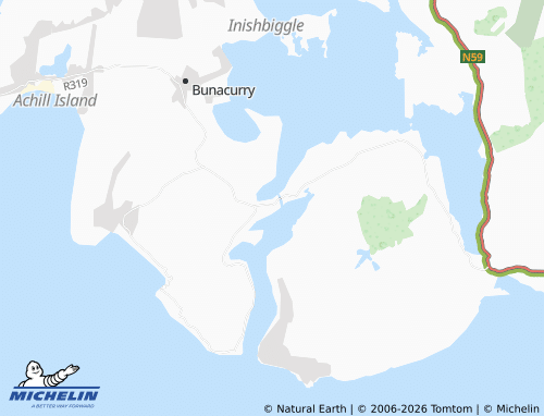 Mappa MICHELIN Achill Sound - ViaMichelin