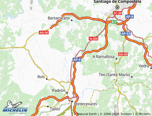 MICHELIN Angueira de Suso map - ViaMichelin