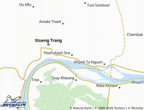 Mapa MICHELIN Peam Kaoh Sna - ViaMichelin