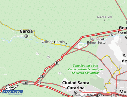 MICHELIN Fraccionamiento Santa María Sector Susana map - ViaMichelin