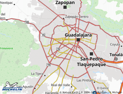 MICHELIN Jardines Plaza del Sol map - ViaMichelin