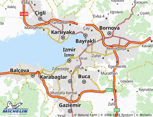 MICHELIN Etiler map - ViaMichelin