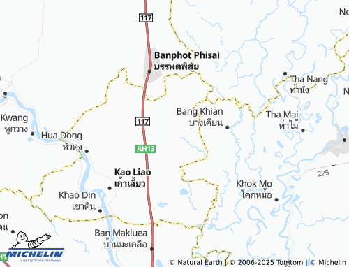 MICHELIN Nong Tao map - ViaMichelin