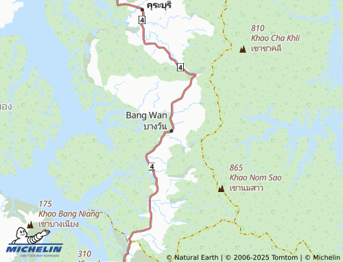 MICHELIN Bang Wan map - ViaMichelin