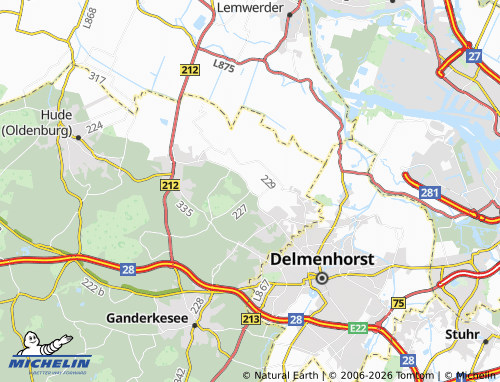 MICHELIN Schierbrok map - ViaMichelin