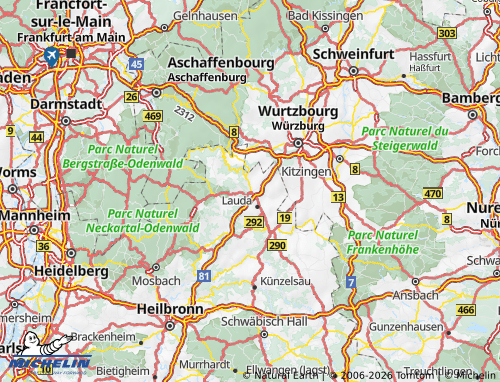 MICHELIN Main-Tauber-Kreis map - ViaMichelin