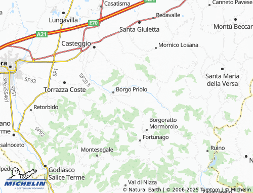 Mappa MICHELIN Staghiglione - ViaMichelin