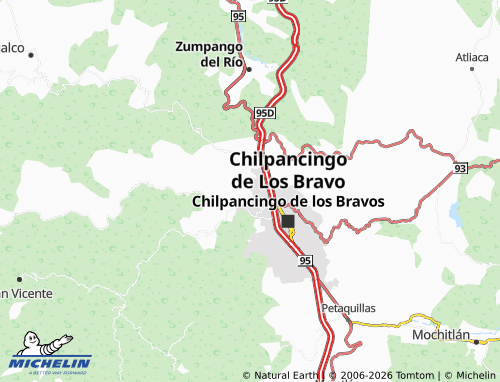 Mappa MICHELIN Villa Tlalmécatl - ViaMichelin