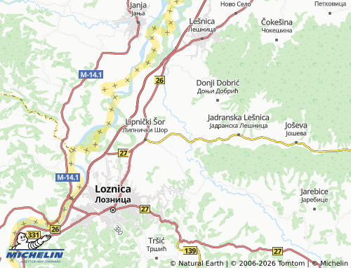 Carte MICHELIN Kozjak - ViaMichelin