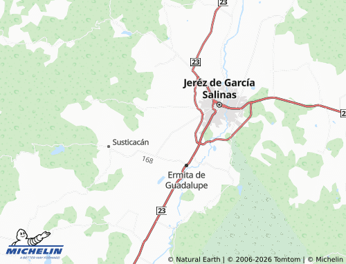 MICHELIN El Huejote map - ViaMichelin