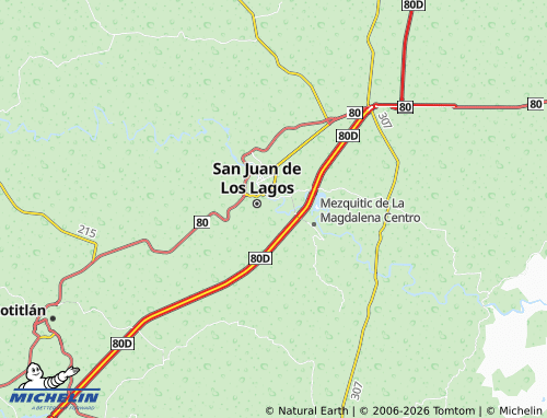 Mapa MICHELIN Las Moras 3, El Pedregal - ViaMichelin