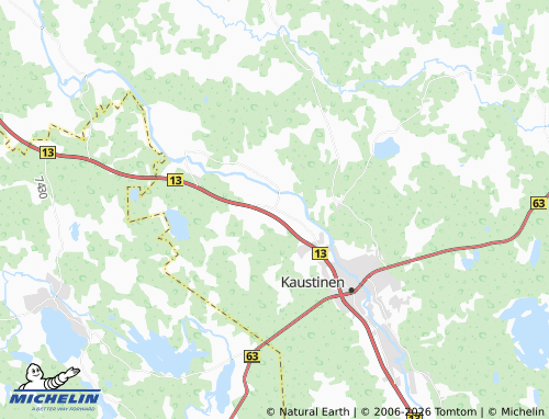 MICHELIN Puumala map - ViaMichelin