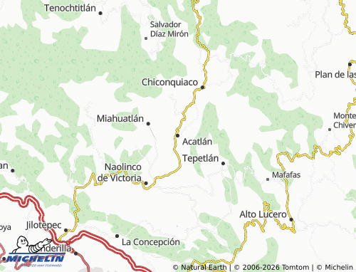 MICHELIN-Landkarte Acatlán - ViaMichelin