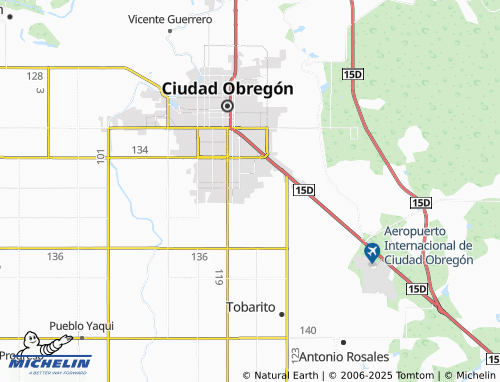 Mapa MICHELIN Nueva Galicia - ViaMichelin