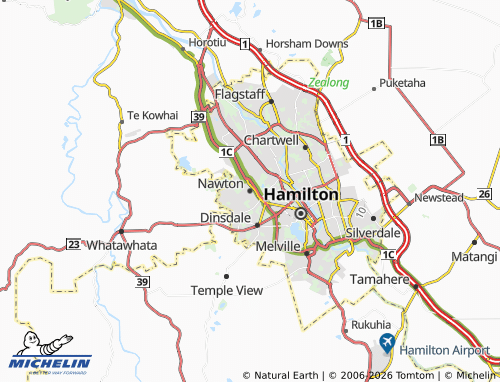 Mapa MICHELIN Nawton - ViaMichelin