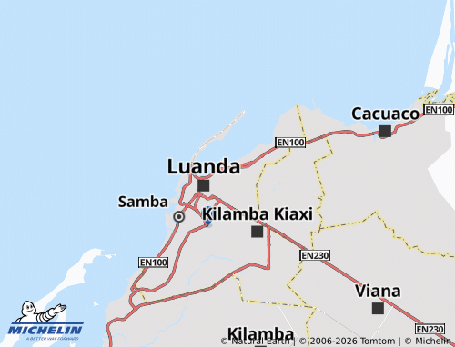 Mapa MICHELIN Sambizanga - ViaMichelin