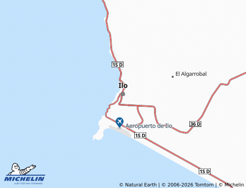 MICHELIN Ilo map - ViaMichelin