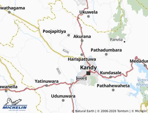 Mappa MICHELIN Uyanwatta - ViaMichelin