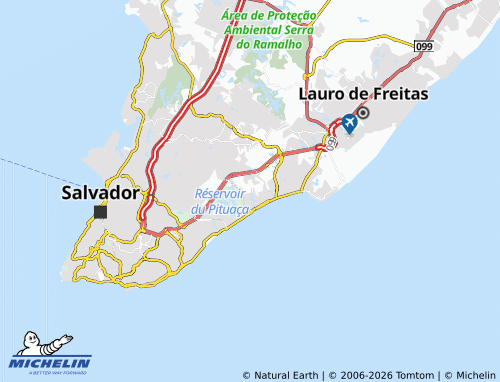Mapa MICHELIN Patamares - ViaMichelin
