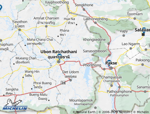 Kaart MICHELIN Amphoe Tan Sum - ViaMichelin
