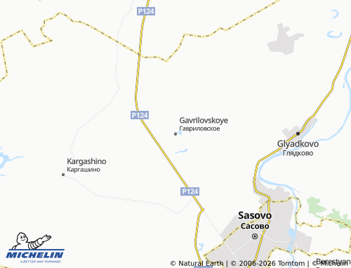 MICHELIN Gavrilovskoye map - ViaMichelin