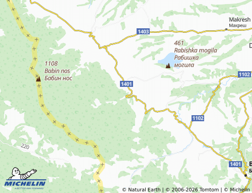 Mappa MICHELIN Rayanovtsi - ViaMichelin