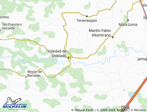Mapa MICHELIN Las Minas - ViaMichelin