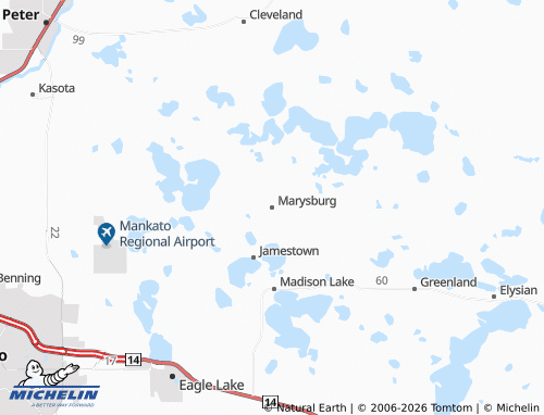 Carte MICHELIN Marysburg - ViaMichelin