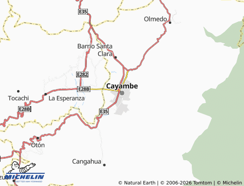 MICHELIN Cayambe map - ViaMichelin