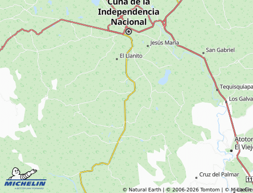 MICHELIN Cieneguilla map - ViaMichelin