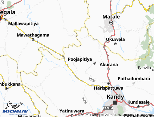 MICHELIN Molagoda map - ViaMichelin