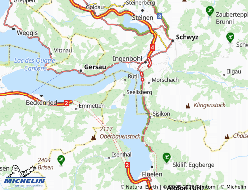 Mappa MICHELIN Seelisberg - ViaMichelin