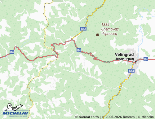 Mapa MICHELIN Vsemirtsi - ViaMichelin