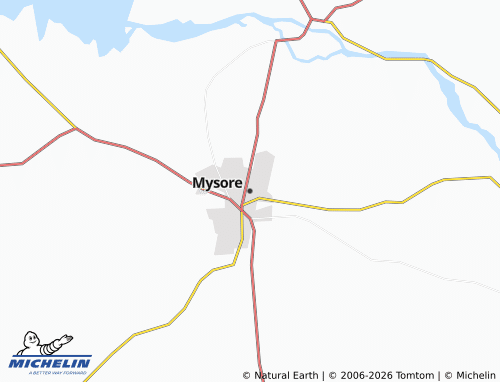 Carte MICHELIN Mysore - ViaMichelin