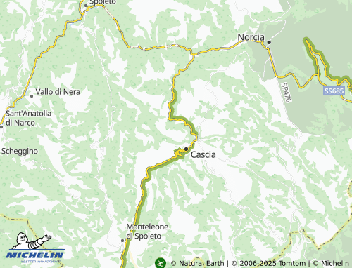 MICHELIN Atri map - ViaMichelin