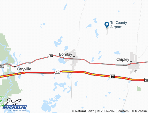 Mappa MICHELIN Bonifay - ViaMichelin